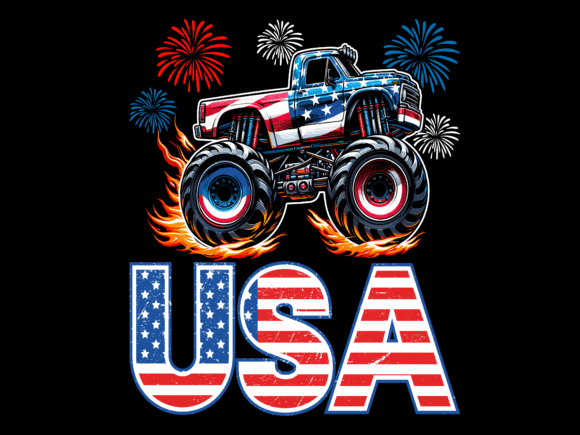 A Bold, Patriotic Graphic for Playful Branding