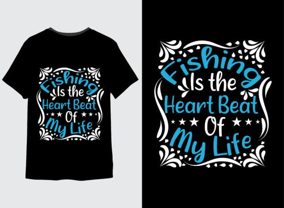 Fishing Typography Tshirt Design Graphics