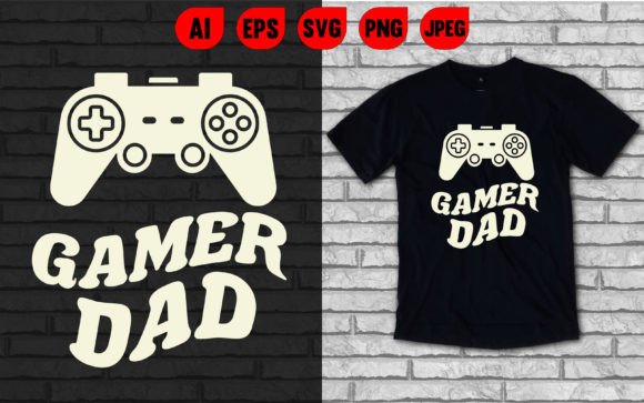 Gamer Dad T Shirt