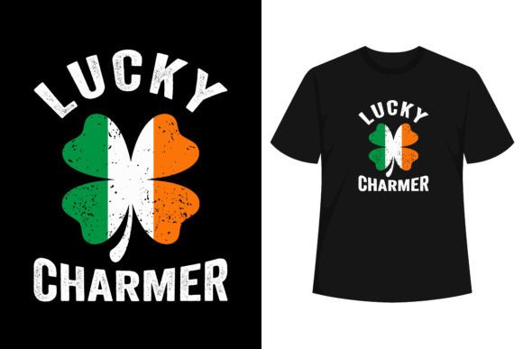 LUCKY CHARMER Shamrock T-Shirt Graphics