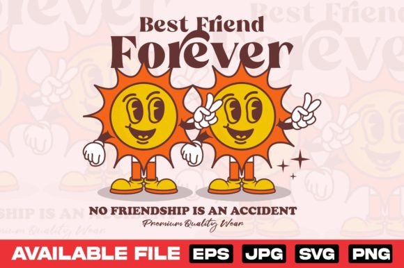 Sun Cartoon Character Graphics for T-Shirt Designs